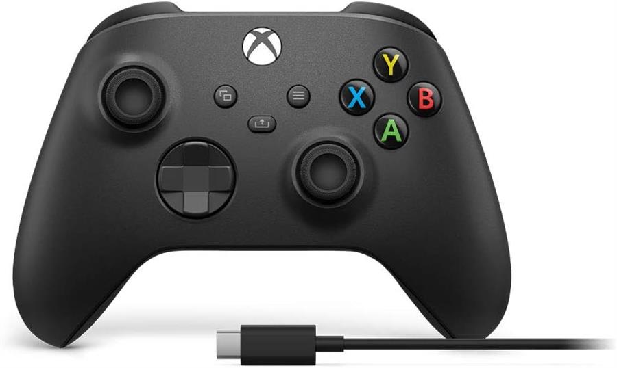Joystick  Microsoft Xbox X/S PC Series Carbon Black + Cable Usb C